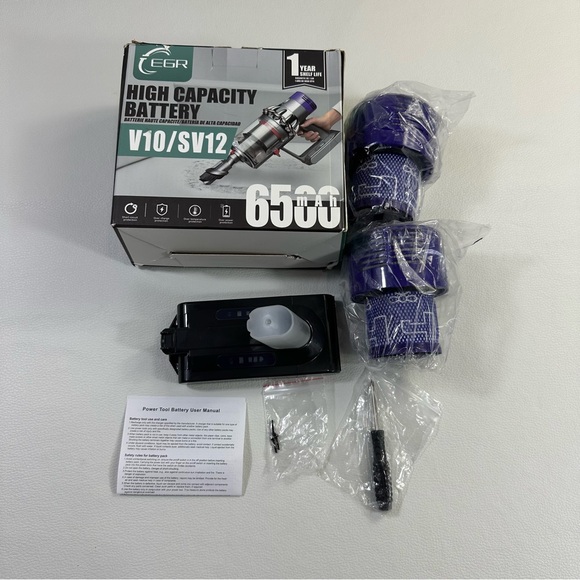 EGR High Capacity 6500mAh V10/SV12 Battery Replacement - Picture 4 of 8